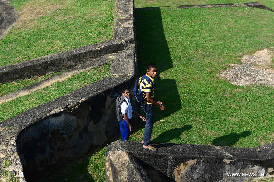 World Heritage Site: old town of Galle in Sri Lanka