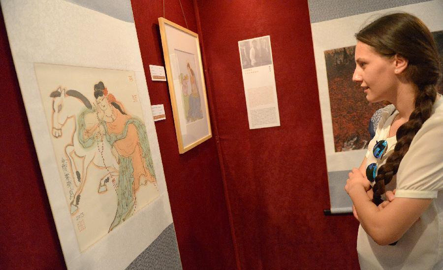 Chinese calligraphy, painting exhibition opens in Albania