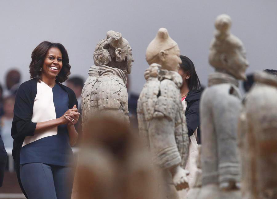 Terracotta warriors attract celebrities around the world