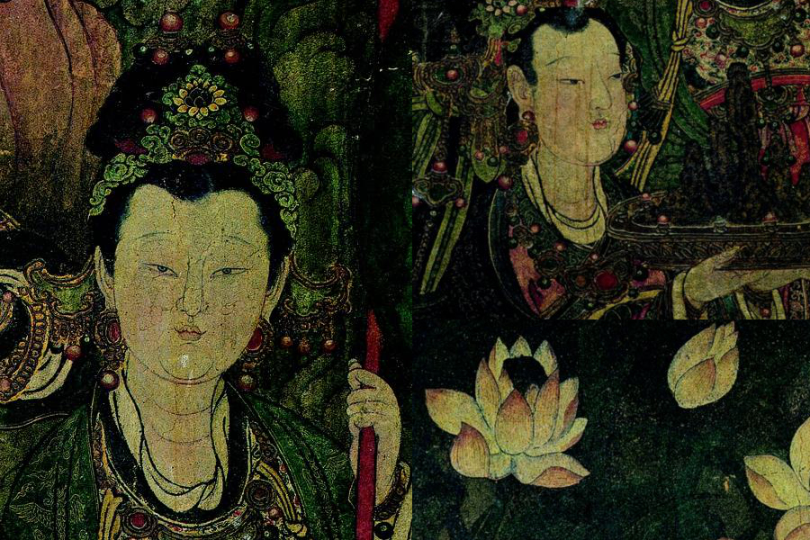 Frescos from Ming Dynasty glimmer in 500 year-old Fahai Temple