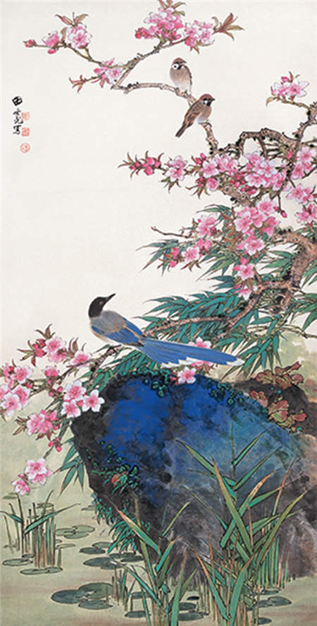 Bird-and-flower paintings commemorate former professor