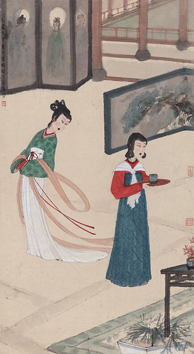 Beijing auction offers two Chinese masters' paintings
