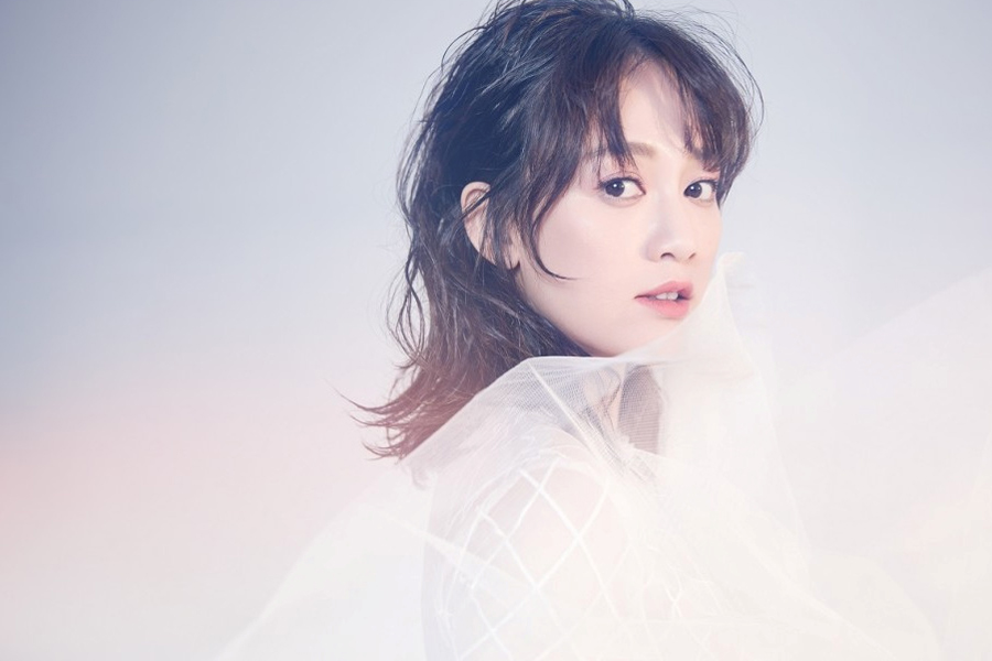 Actress Joe Chen poses for fashion photos