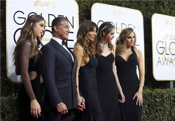 Hollywood gets into party spirit as sun shines on Golden Globes