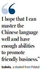 Young foreigners learning Chinese to take opportunities