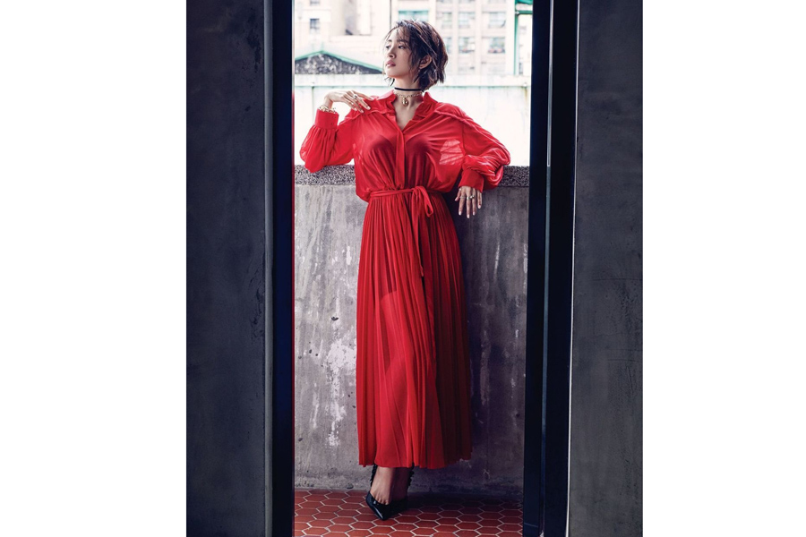 Actress Ariel Lin poses for fashion magazine