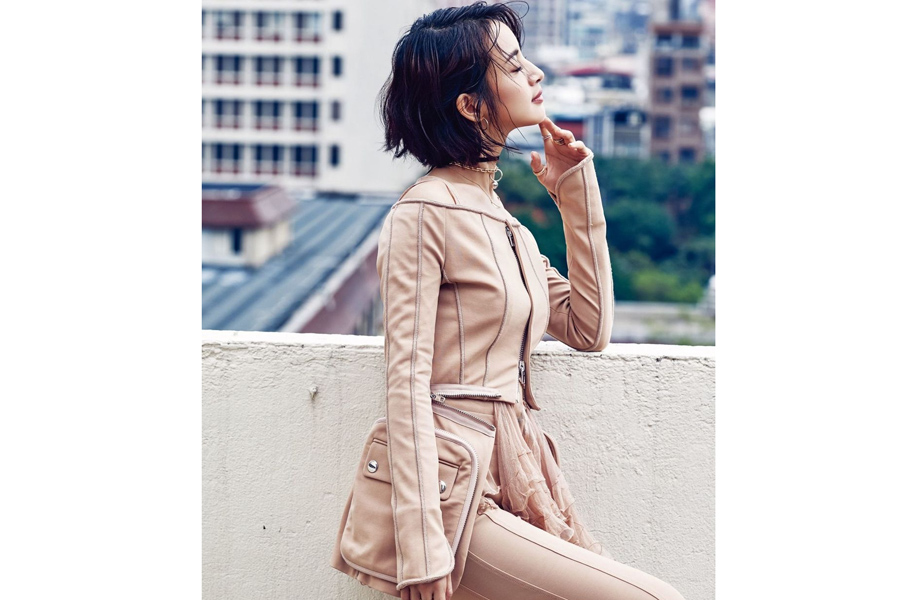 Actress Ariel Lin poses for fashion magazine