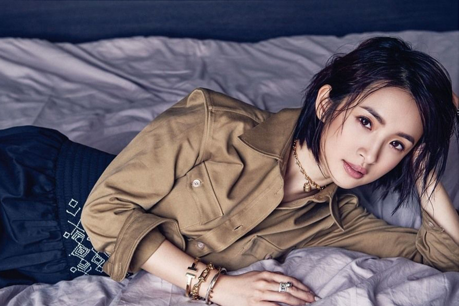 Actress Ariel Lin poses for fashion magazine