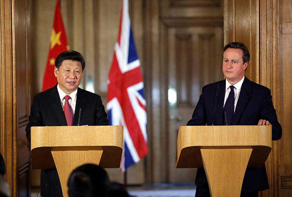 China, UK 'truly interdependent' on threshold of golden era