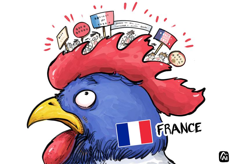 France strikes