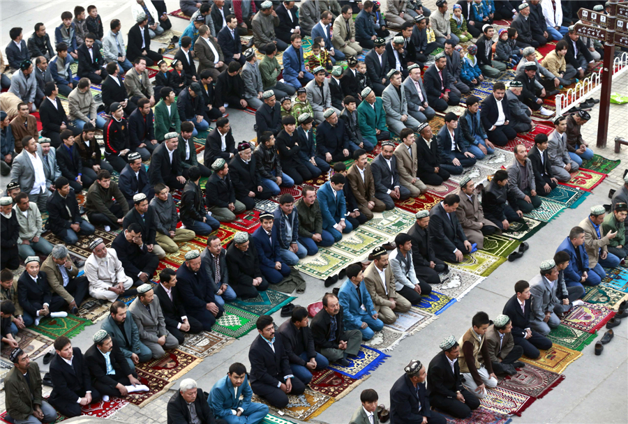 Muslims celebrate Corban Festival around China