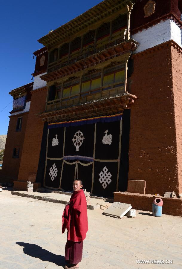 Life of young monks in Tibet