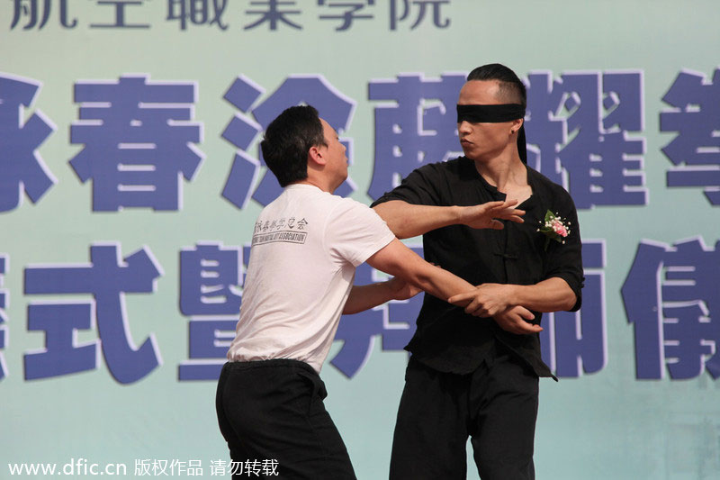 Kung Fu flight attendants train for terror