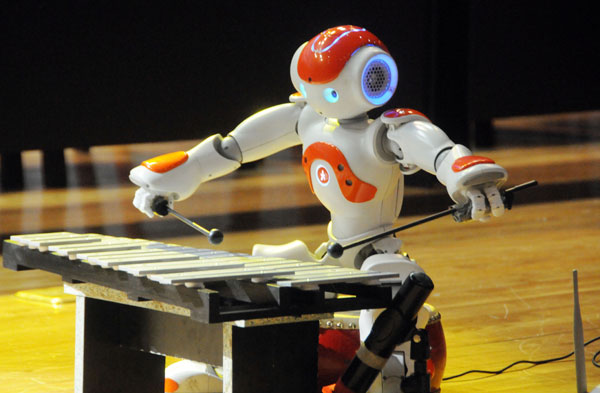 Robots strut their stuff in NE China