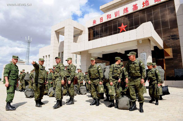 Troops assemble in China for 'Peace Mission-2014' drill