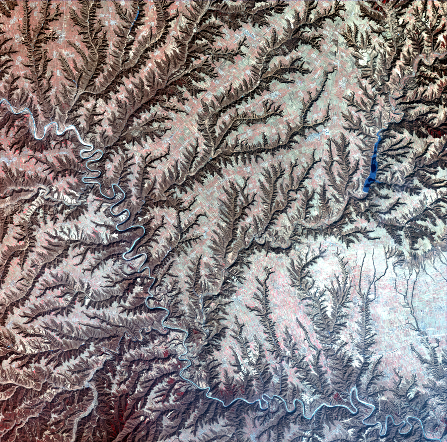 Satellite captures stunning China images