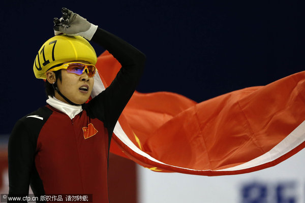 Wang Meng keeps winning streak at World Cup