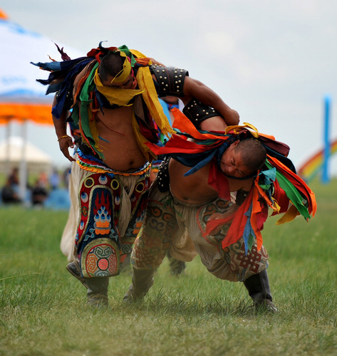 Colorful ethnic sports