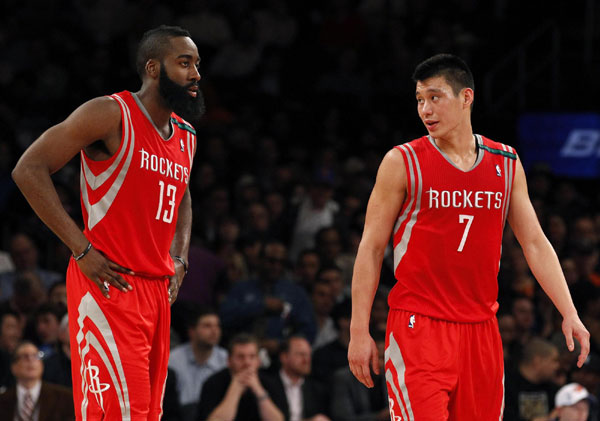 Lin shines in Rockets landslide Knicks win