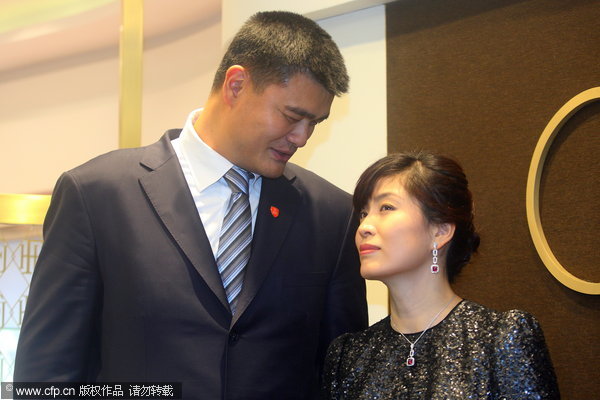 Yao Ming attends promotion event in E China