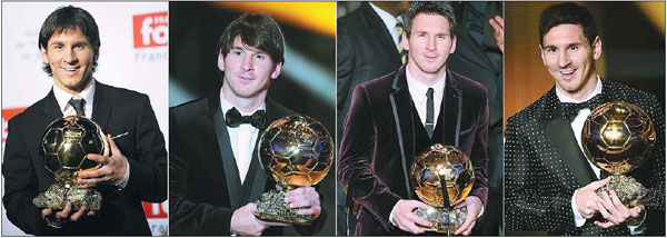Gilded Messi takes seat among greats