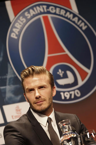 Beckham signs up for last tango in Paris St Germain