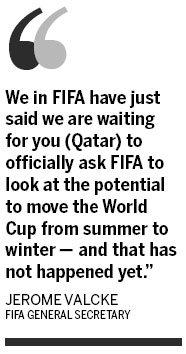 Qatar World Cup could be played in winter, says FIFA