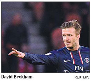 Beckham remains on top of best-paid list