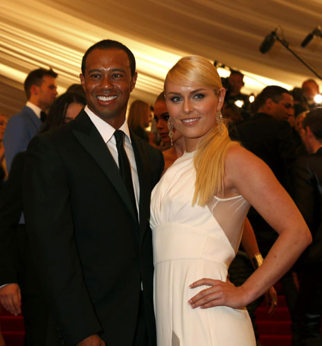 Woods attends New York fashion show with new girlfriend