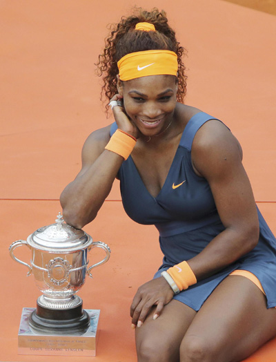 16-Slams winner Serena says she has not peaked