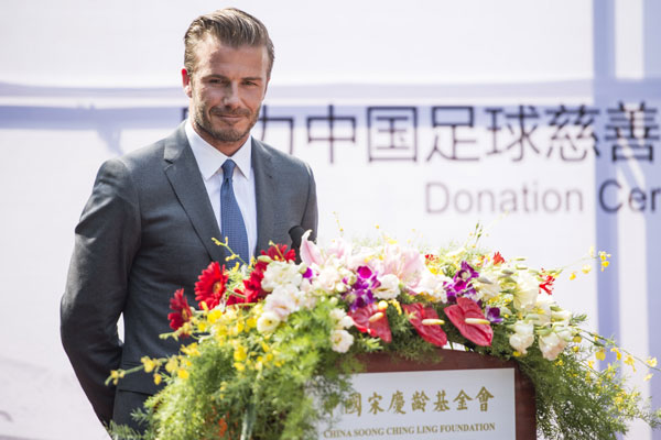 David Beckham's second visit to China