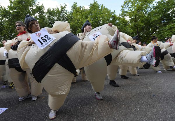 Sumo run for charity