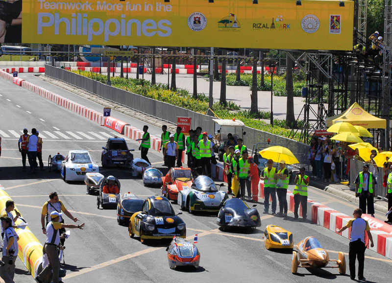 Eco-marathon fuel efficiency challenge in Manila