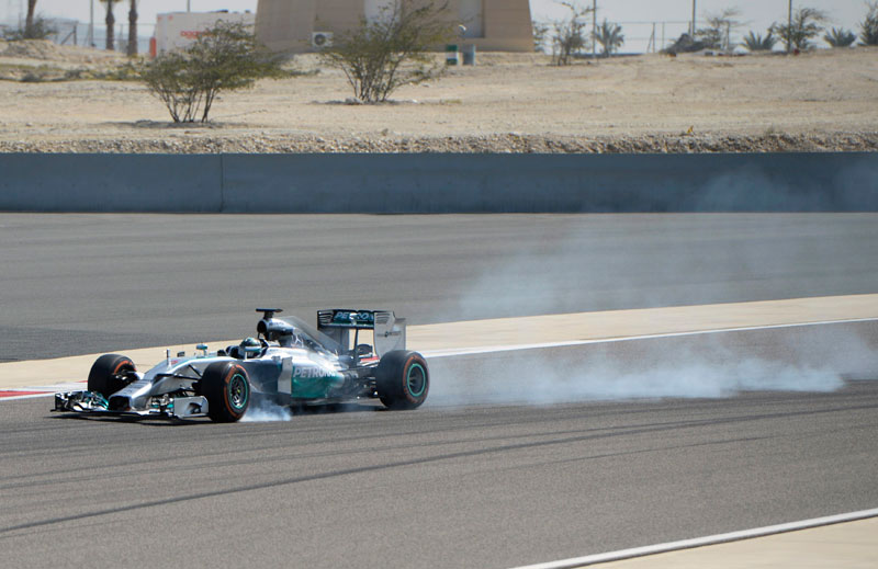 Formula One testing in Bahrain