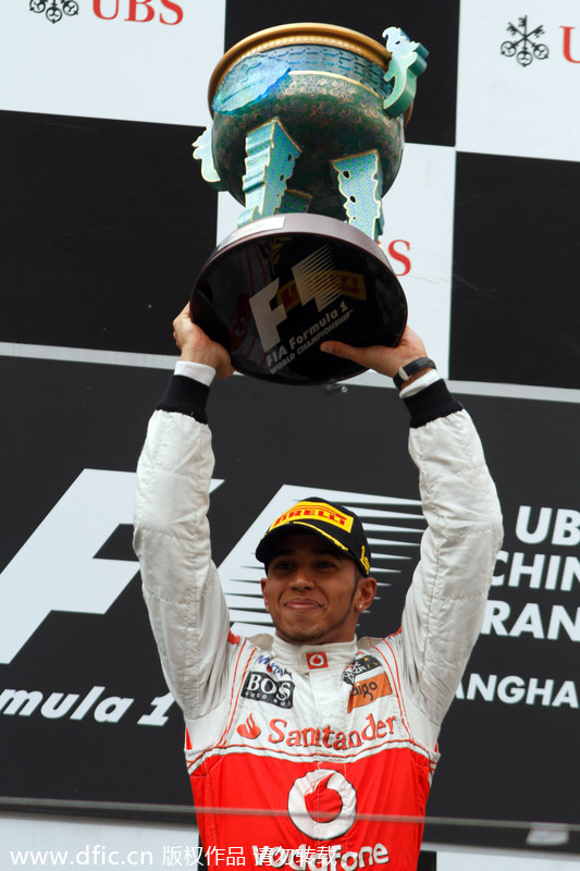 Formula One's champion moments in China