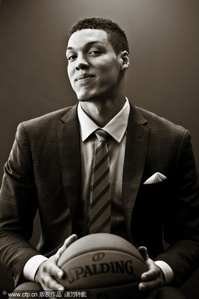 NBA Draft prospects take portraits