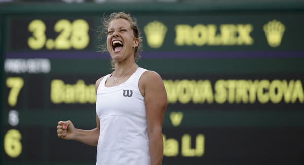 Li Na shocked at Wimbledon third round