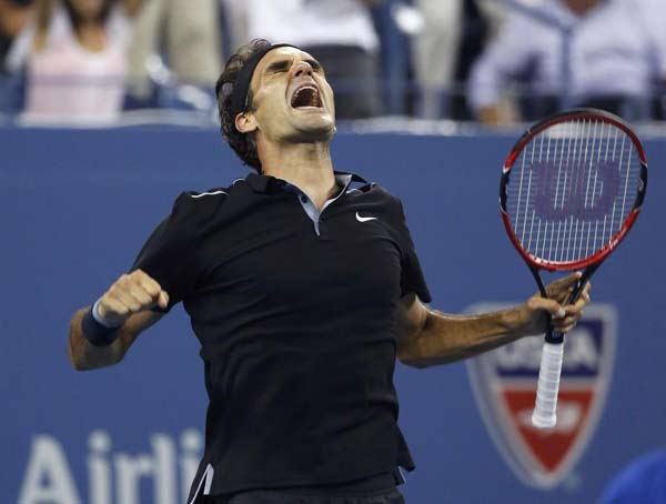 Federer reaches US Open SF