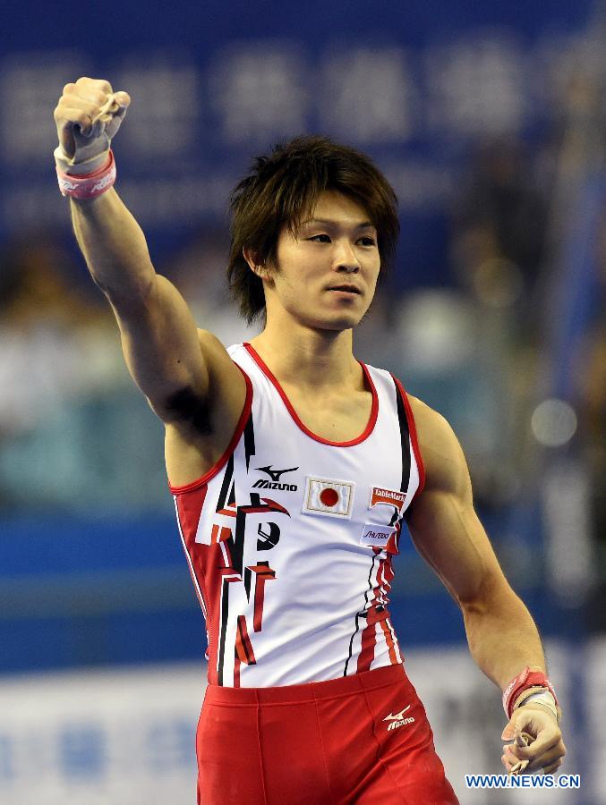 China edges Japan to win men' s team final at gymnastics worlds