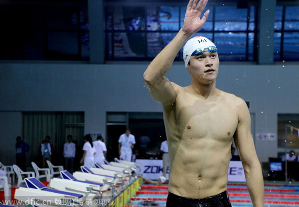 Sun Yang breezes to win 1,500m freestyle in China national meet