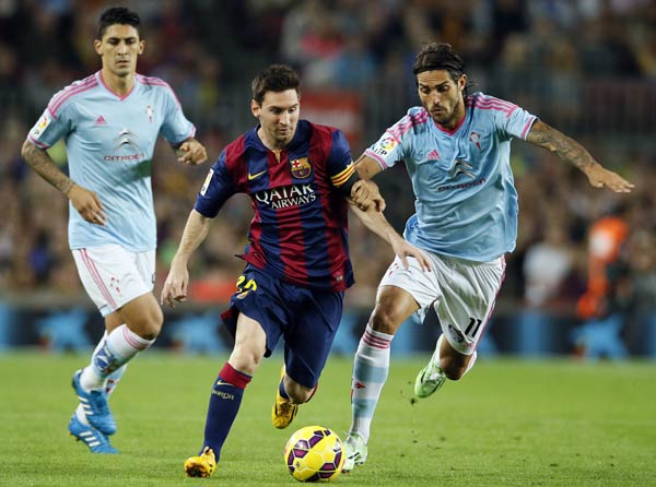 Barcelona loses to 1-0 Celta, Madrid takes lead