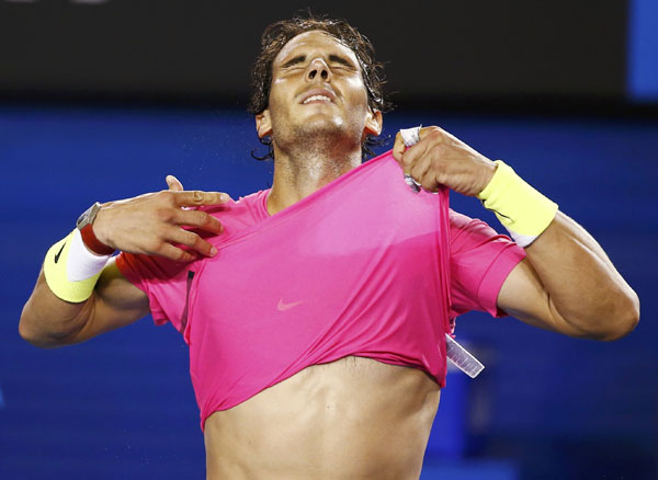 So close: Nadal, Sharapova survive 2nd round at Aussie Open