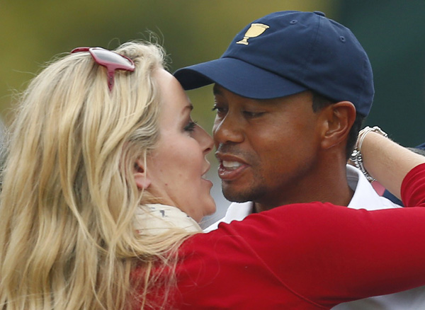 Tiger Woods and Olympic skier Lindsey Vonn break up