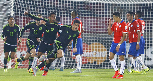 Chile draw 3-3 with Mexico in Copa thriller