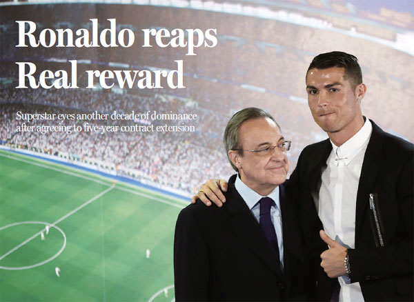 Ronaldo reaps Real reward
