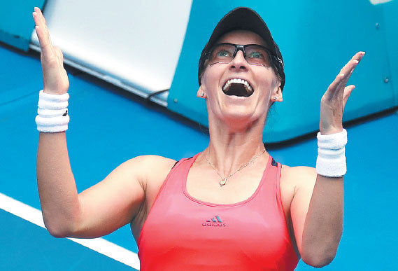 Australian Open: Sweet redemption for 'tough cookie'