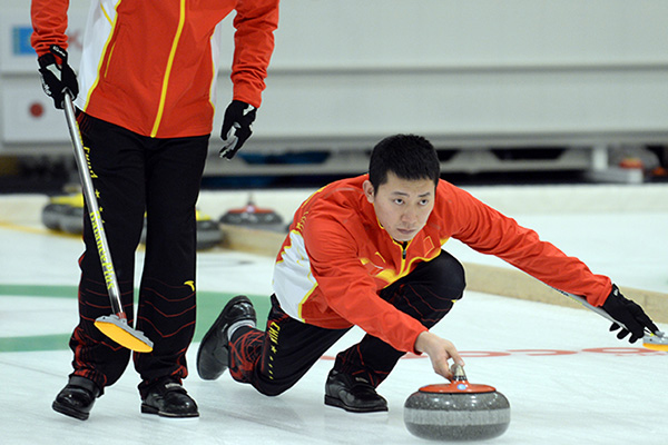 Chinese men's curling team claim second win at Sapporo Asiad