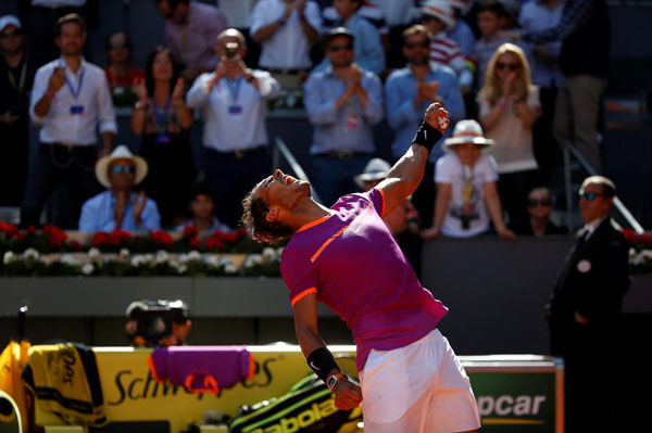 Nadal beats Djokovic to reach 8th Madrid final