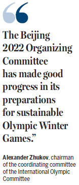 IOC official happy with preparation