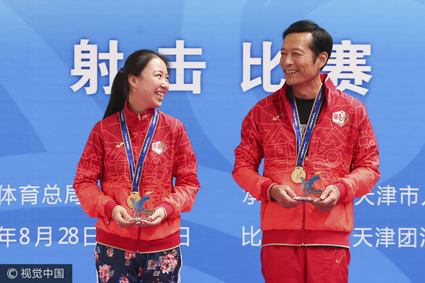 Dark horse emerges in women's 10m air pistol at China National Games